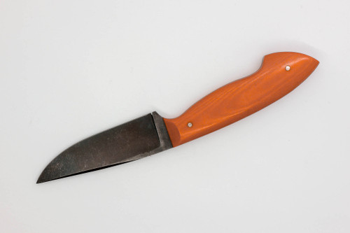 15:58 Knife Co: Neches Hunter EDC - 52100 Steel - Orange Canvas Micarta Handle- Leather Sheath - by Josh Fisher 15:58 Knife Co: Neches Hunter EDC - 52100 Steel - Orange Canvas Micarta Handle- Leather Sheath - by Josh Fisher