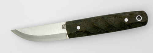 LT Wright Knives Pronghorn - Magnacut - Scandi Grind - Green Micarta Twist LT Wright Knives Pronghorn - Magnacut - Scandi Grind - Green Micarta Twist