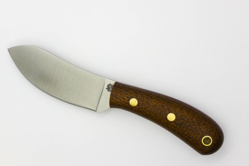 LT Wright Knives Camp MUK - Flat Grind - A2 Steel - Brown Burlap w/ Red Liners - Matte LT Wright Knives Camp MUK - Flat Grind - A2 Steel - Brown Burlap w/ Red Liners - Matte