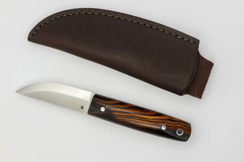 LT Wright Knives Pronghorn - Magnacut - Scandi Grind - Desert Ironwood w/ Black Liners - 9 LT Wright Knives Pronghorn - Magnacut - Scandi Grind - Desert Ironwood w/ Black Liners - 9