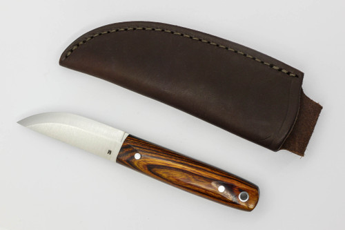LT Wright Knives Pronghorn - Magnacut - Scandi Grind - Desert Ironwood w/ Black Liners - 11
