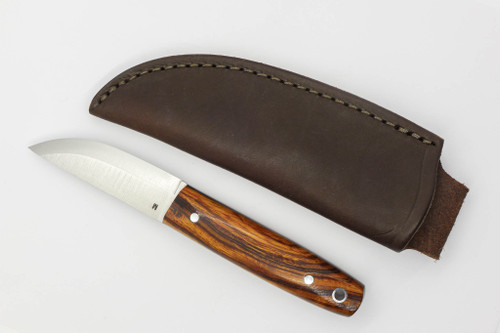 LT Wright Knives Pronghorn - Magnacut - Scandi Grind - Desert Ironwood w/ Black Liners - 20