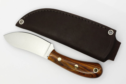 LT Wright Knives Camp MUK - Flat Grind - A2 Steel - Desert Ironwood w/ Black Liners - 4 LT Wright Knives Camp MUK - Flat Grind - A2 Steel - Desert Ironwood w/ Black Liners - 4