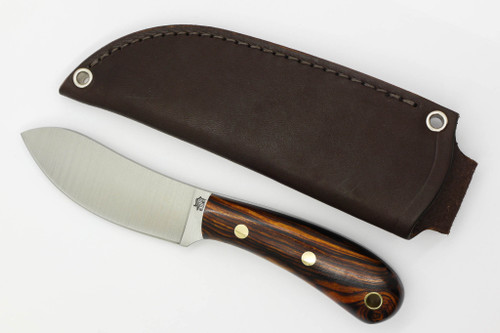 LT Wright Knives Camp MUK - Flat Grind - A2 Steel - Desert Ironwood w/ Black Liners - 5 LT Wright Knives Camp MUK - Flat Grind - A2 Steel - Desert Ironwood w/ Black Liners - 5