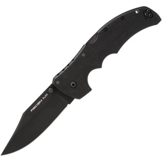 Cold Steel - Recon 1 - 4" MagnaCut Black Stonewash Blade - Clip Point - Black G10 Handle
