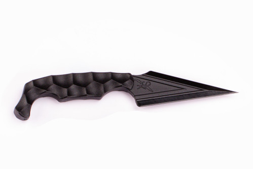 Stroup Knives: Ultralite Non-Metallic, Zytel Injected Mold Fixed Blade Knife w/ Black Sculpted Handle Stroup Knives: Ultralite Non-Metallic, Zytel Injected Mold Fixed Blade Knife w/ Black Sculpted Handle