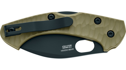 Fox Knives - Zero 2.0 Desert Warrior - 2.76" Becut Steel Folding Blade w/ OD Green FRN Handle Fox Knives - Zero 2.0 Desert Warrior - 2.76" Becut Steel Folding Blade w/ OD Green FRN Handle