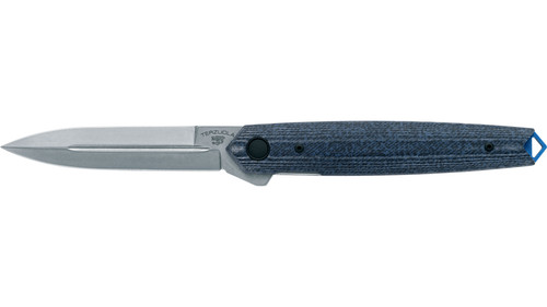 Fox Knives - Pacifico - 3.74"  Magnacut Steel Folding Blade w/ Blue Denim Micarta Handle