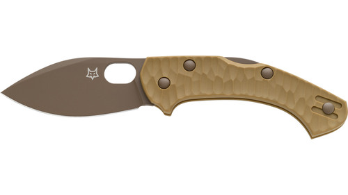 Fox Knives - Zero 2.0 Desert Warrior - 2.76"  Becut Steel Folding Blade w/ Coyote Tan FRN Handle