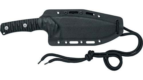 Fox Knives - Uro - 6.1" Niolox Acid Washed Steel Fixed Blade w/ Black G10 Handle Fox Knives - Uro - 6.1" Niolox Acid Washed Steel Fixed Blade w/ Black G10 Handle