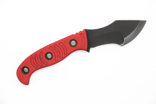 Dave Wenger Blades - Aphid Tracker - 2.625" CPM-3V Fixed Blade W/ Red G10 - Kydex Sheath