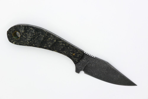 Primative Woodsman - Guide - 2.75" Black Oxide 80CRV2 Steel Blade w/ Sculpted Rubber Handle Primative Woodsman - Guide - 2.75" Black Oxide 80CRV2 Steel Blade w/ Sculpted Rubber Handle