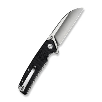 Sencut - Awassi - 3.46" Satin 9Cr18MoV Steel Folding Blade w/ Black G10 Handle Sencut - Awassi - 3.46" Satin 9Cr18MoV Steel Folding Blade w/ Black G10 Handle