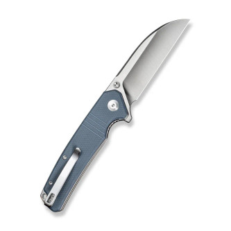 Sencut - Awassi - 3.46" Satin 9Cr18MoV Steel Folding Blade w/ Neutral Blue G10 Handle Sencut - Awassi - 3.46" Satin 9Cr18MoV Steel Folding Blade w/ Neutral Blue G10 Handle
