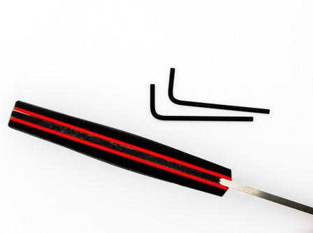 TKC G10 Handle for ESEE JG3 - Black W/ Orange Liner