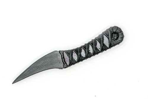 Revenant Corps - The Grackle - 2.75" Non-Metallic Fixed Blade Knife W/ Black Epoxy Wrap Handle Revenant Corps - The Grackle - 2.75" Non-Metallic Fixed Blade Knife W/ Black Epoxy Wrap Handle