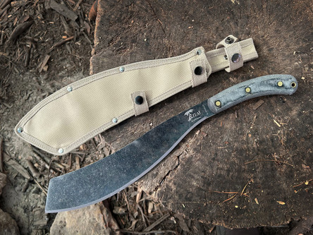 ESEE Knives - El Deguello - 12.75" Machete W/Canvas Sheath ESEE Knives - El Deguello - 12.75" Machete W/Canvas Sheath