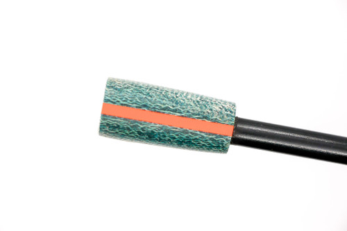 LT Wright Knives: Firesteel w/ Blue Burlap W/ Orange Liner Handle LT Wright Knives: Firesteel w/ Blue Burlap W/ Orange Liner Handle