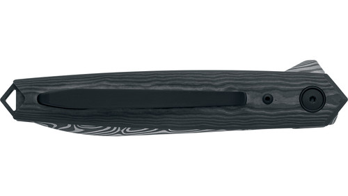 Fox Knives - Pacifico - 3.74"  Damascus Steel Folding Blade w/ Black Camo Handle