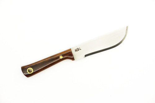 Woods Monkey - Lil Widdle Chete by L.T. Wright - AEB-L Steel - Convex Machete Grind - Satin Finish - Brown Bone Handle - 2 Woods Monkey - Lil Widdle Chete by L.T. Wright - AEB-L Steel - Convex Machete Grind - Satin Finish - Brown Bone Handle - 2