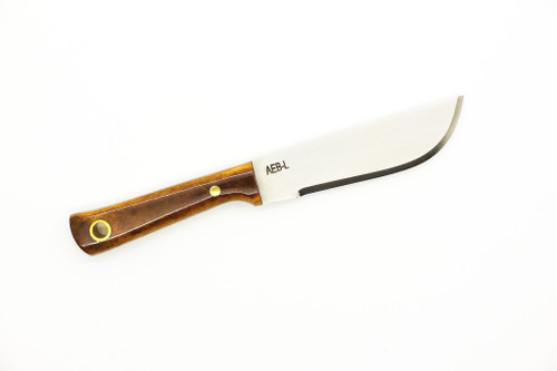 Woods Monkey - Lil Widdle Chete by L.T. Wright - AEB-L Steel - Convex Machete Grind - Satin Finish - Brown Bone Handle - 3 Woods Monkey - Lil Widdle Chete by L.T. Wright - AEB-L Steel - Convex Machete Grind - Satin Finish - Brown Bone Handle - 3