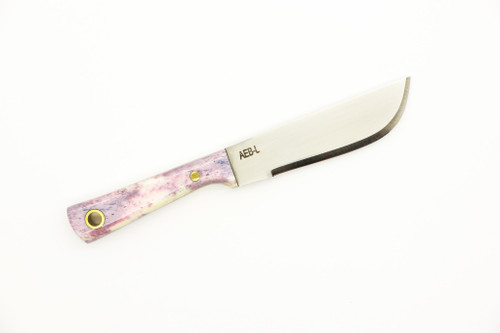 Woods Monkey - Lil Widdle Chete by L.T. Wright - AEB-L Steel - Convex Machete Grind - Satin Finish - Blue Bone Handle - 2 Woods Monkey - Lil Widdle Chete by L.T. Wright - AEB-L Steel - Convex Machete Grind - Satin Finish - Blue Bone Handle - 2