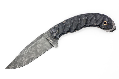 Bone River Co. - Operator - 3.75" 80CrV2 Steel W/ Jute Micarta Black Handle