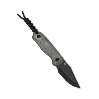 Kizer Knives - Drop Bear Fix - 2.6" AEB-L Fixed Blade W/ Black Micarta Handle