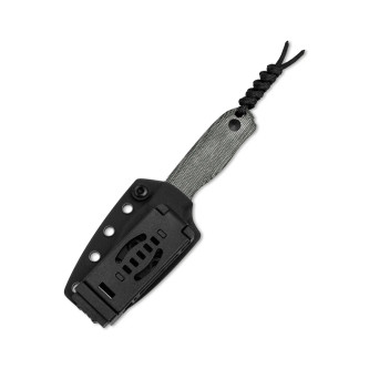 Kizer Knives - Drop Bear Fix - 2.6" AEB-L Fixed Blade W/ Black Micarta Handle