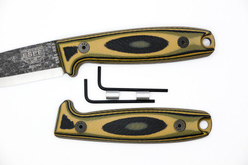 TKC:  G10 Handle for ESEE RB3 - Mil Spec Camo