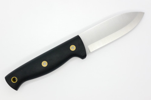 Battle Horse Knives - Smokey Mountain Razor - 01 Steel Fixed Blade w/ Black Canvas Micarta Handle Battle Horse Knives - Smokey Mountain Razor - 01 Steel Fixed Blade w/ Black Canvas Micarta Handle