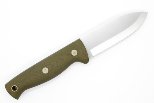 Battle Horse Knives - Smokey Mountain Razor - 01 Steel Fixed Blade w/ Green Canvas Micarta Handle Battle Horse Knives - Smokey Mountain Razor - 01 Steel Fixed Blade w/ Green Canvas Micarta Handle
