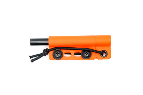 TKC Fire Starter Kit - Blaze Orange Kydex Holder and Handle