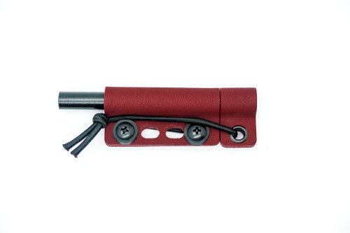 TKC Fire Starter Kit - Blood Red Kydex Holder and Handle