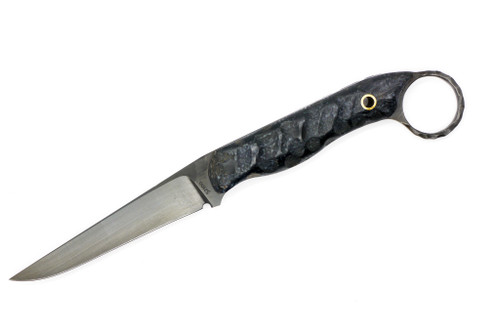 Bone River Co. - Serpo - 3.5" 52100 Steel W/ Black Jute Micarta Handle