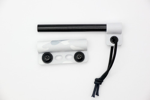 TKC Fire Starter Kit - Artic Camo Kydex Holder and Handle