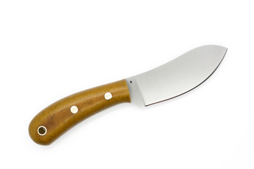 LT Wright Knives Camp MUK - Flat Grind - A2 Steel - Natural Micarta - Matte LT Wright Knives Camp MUK - Flat Grind - A2 Steel - Natural Micarta - Matte