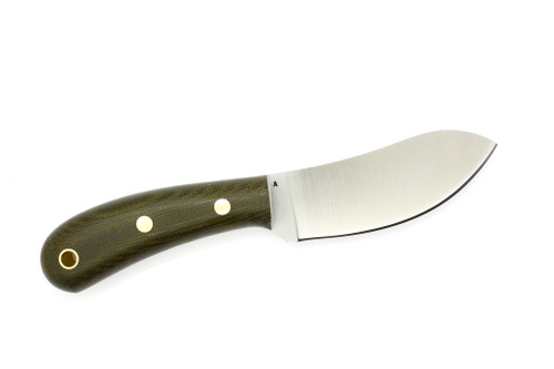 LT Wright Knives Camp MUK - Flat Grind - A2 Steel - Green Micarta - Matte LT Wright Knives Camp MUK - Flat Grind - A2 Steel - Green Micarta - Matte