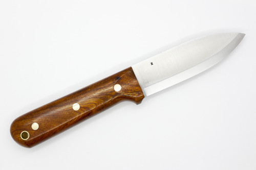 LT Wright Knives Genesis - CPM 3V Steel - Scandi Grind - Desert Ironwood W/ Black Liners - Polished Finish - 9 LT Wright Knives Genesis - CPM 3V Steel - Scandi Grind - Desert Ironwood W/ Black Liners - Polished Finish - 9