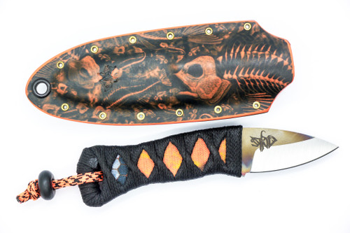 Angler Knives - Sea Gypsy - CPM Magnacut Steel - Saber Grind - Nylon Ito Wrapped Handle