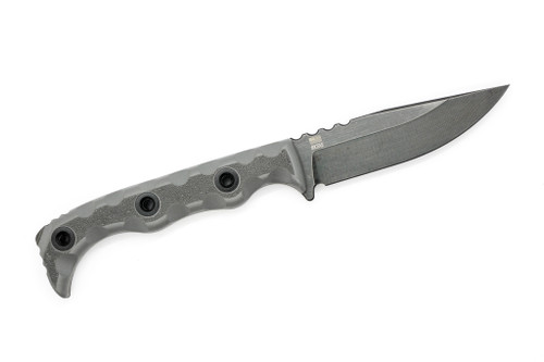 T.Kell Knives: Agent 005 - 3.25" Nickle Boron 80CRV2 Steel Blade w/ Grey Battlelock Handle T.Kell Knives: Agent 005 - 3.25" Nickle Boron 80CRV2 Steel Blade w/ Grey Battlelock Handle