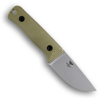 Reiff Knives: Rangewolf - Fixed Blade - MagnaCut, Stonewash, OD Green G10 Handle Reiff Knives: Rangewolf - Fixed Blade - MagnaCut, Stonewash, OD Green G10 Handle