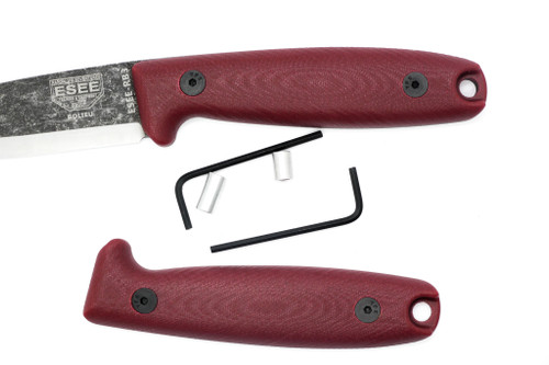 TKC:  G10 Handle for ESEE RB3 - Red