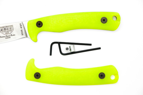 TKC G10 Handle for ESEE AGK - Neon Yellow