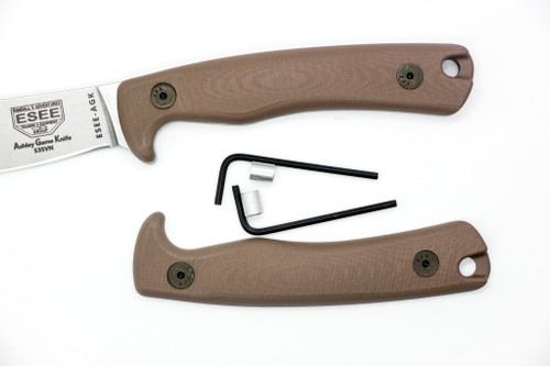TKC G10 Handle for ESEE AGK - Earth Brown