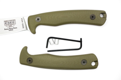 TKC G10 Handle for ESEE AGK - Ranger Green W/ Red Liner TKC G10 Handle for ESEE AGK - Ranger Green W/ Red Liner