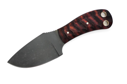 Primitive Woodsman - Scout - 3.5" Black Oxide 80CRV2 Steel Blade w/ Sculpted Maple Handle