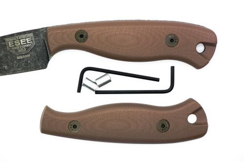 TKC G10 Handle for ESEE JG3 - Earth Brown