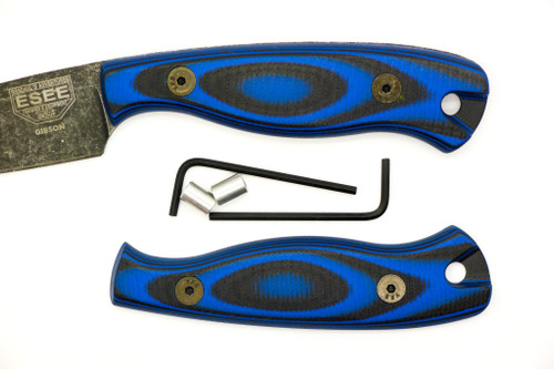 TKC G10 Handle for ESEE JG3 - Blue & Black