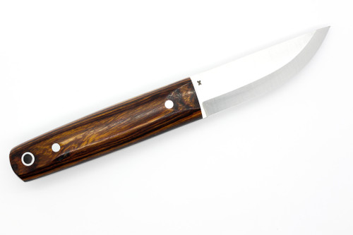 LT Wright Knives Pronghorn - 3V Steel - Scandi Grind - Desert Ironwood W/ Black Liners - 9